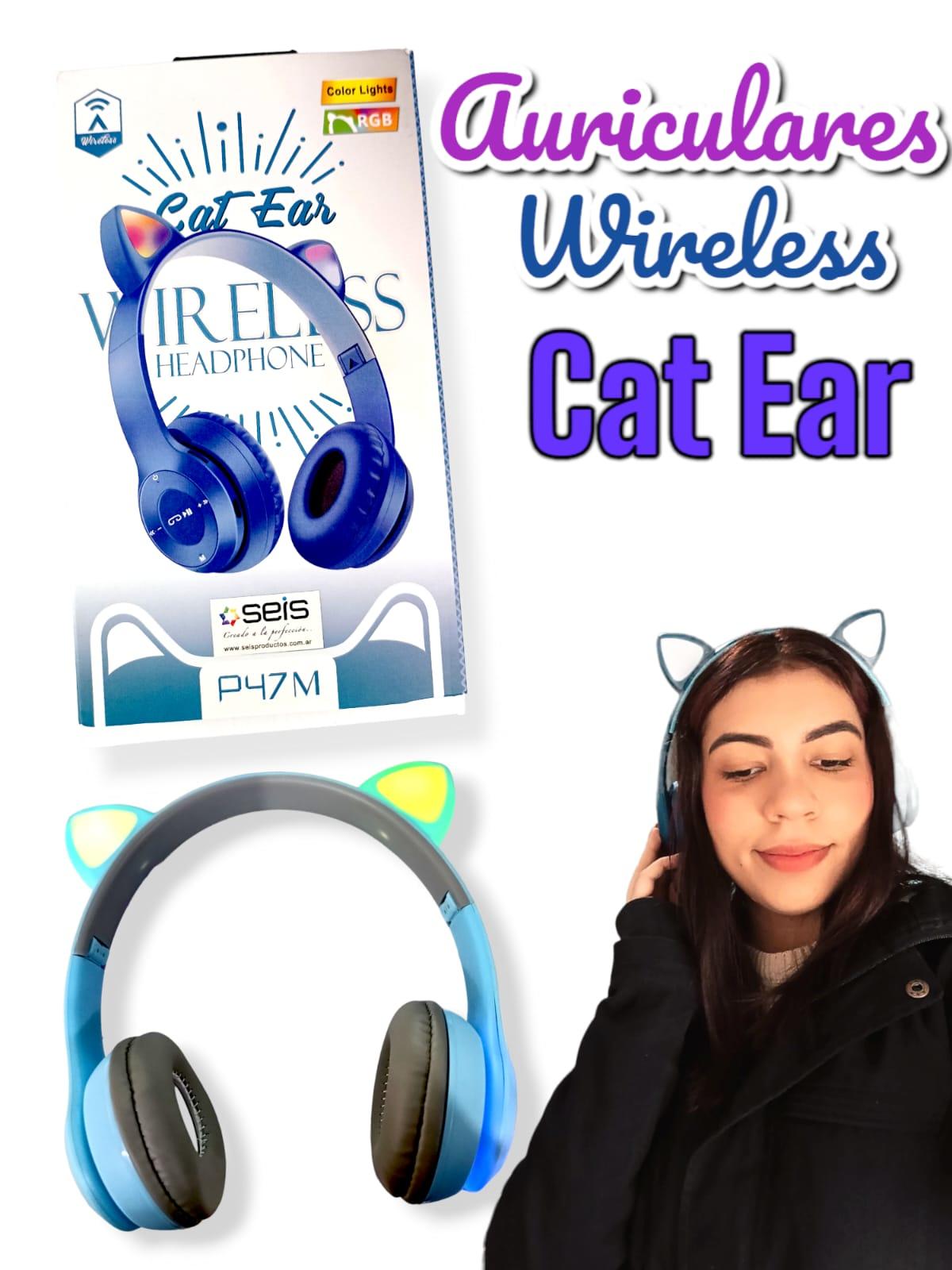 Auriculares Wireless Cat ear P47M